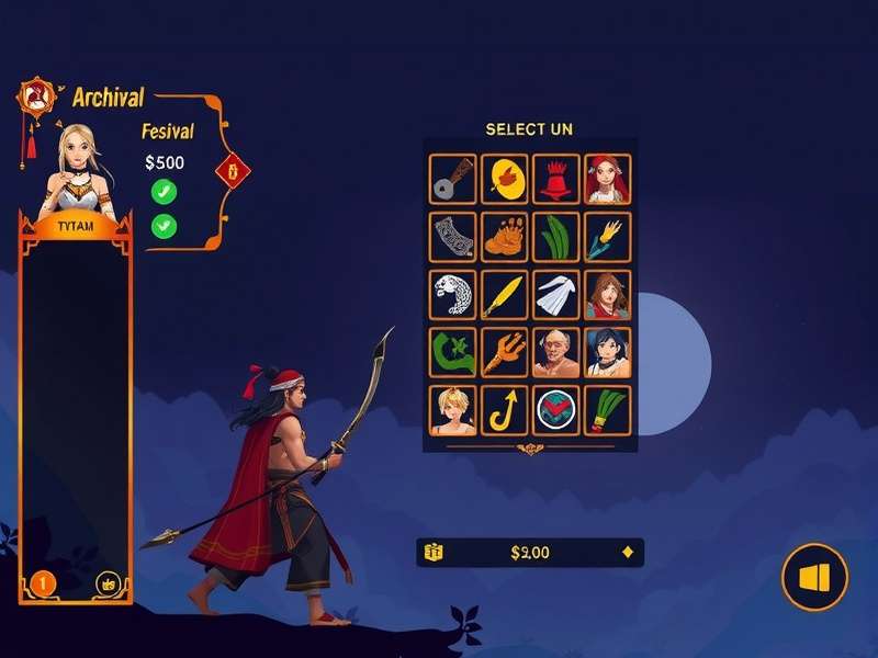Archero Indian Fate character selection screen